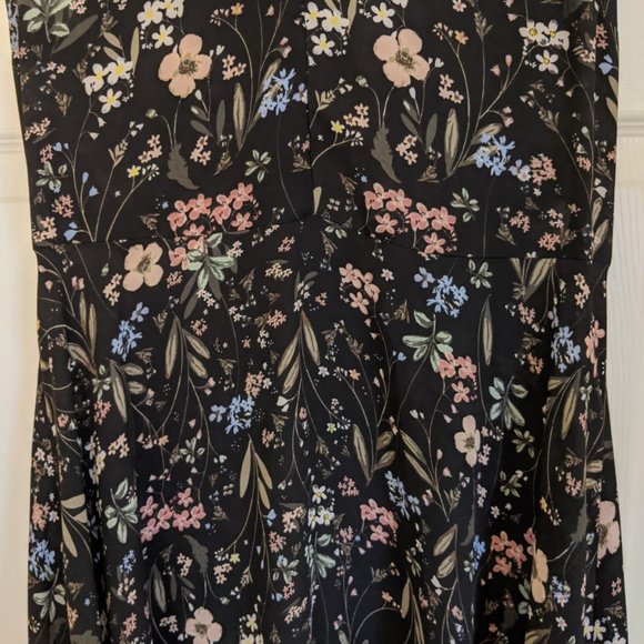 Floral Asymmetrical Dress - Picture 3 of 4